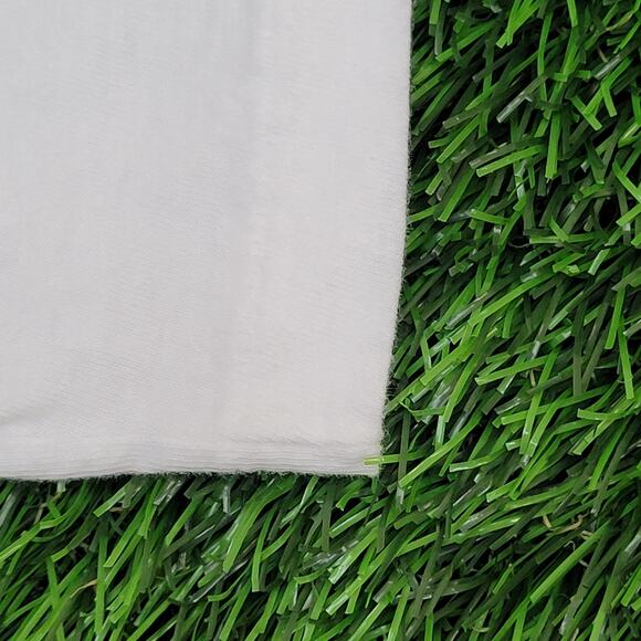 Vintage 90s Bee Honeycomb Shirt S/M 18x25 White USA Bumblebee - Picture 11 of 12